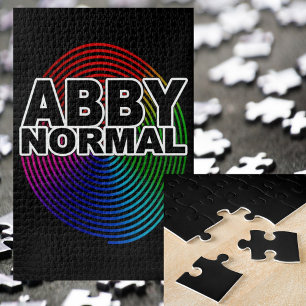 Quebra-cabeça Abby Anormal Espiral Deformada Louca Colorida