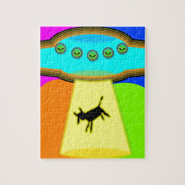 Quebra-cabeça Abdução Alienígena (Vertical)