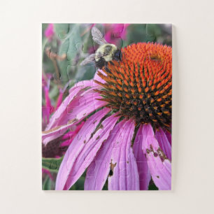 Quebra-cabeça Abelha e Coneflower 