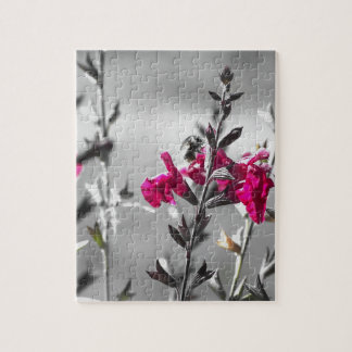 Quebra-cabeça Abelha preto e branco