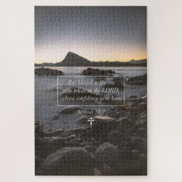 Quebra-cabeça Abençoado É O Que Confia Na Fé SENHORA