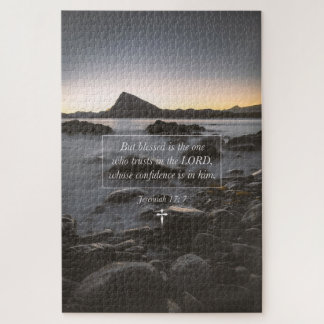 Quebra-cabeça Abençoado É O Que Confia Na Fé SENHORA