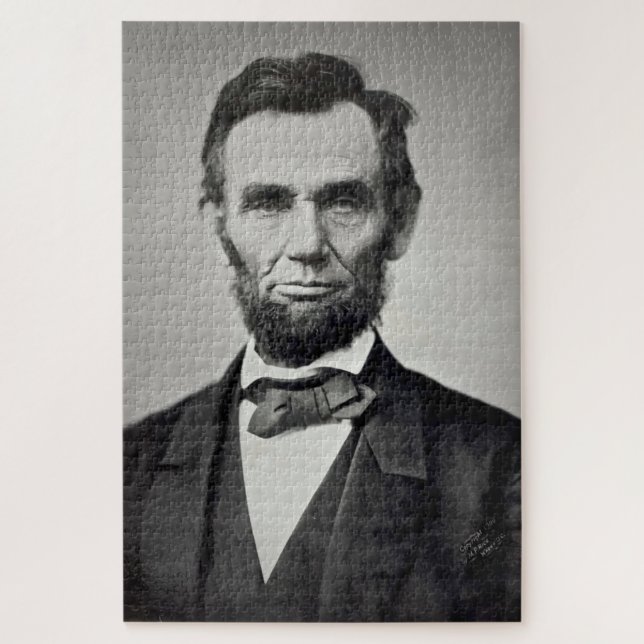 Quebra-cabeça Abraham Lincoln (Vertical)
