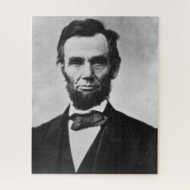 Quebra-cabeça Abraham Lincoln: 16º Presidente da América (Vertical)