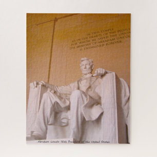 Quebra-cabeça Abraham Lincoln 16º Presidente da América.