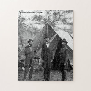 Quebra-cabeça Abraham Lincoln 16º Presidente da América.