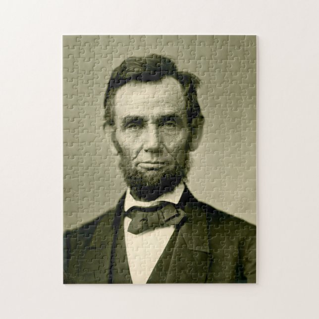 Quebra-cabeça Abraham Lincoln presidente usa ameréreis dos estad (Vertical)