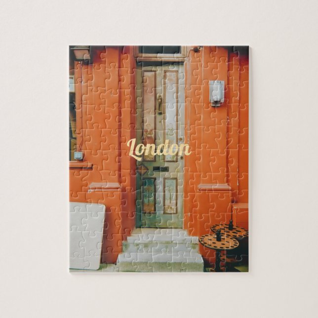 Quebra-cabeça Abridor de garrafa na porta de Notting Hill, Londr (Vertical)