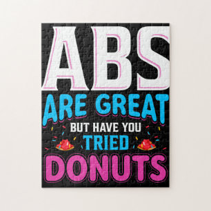 Quebra-cabeça Abs São Excelentes, Mas Já Tentou Rosquinhas?