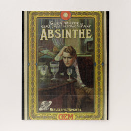 Quebra-cabeça Absinthe playbill vintage play