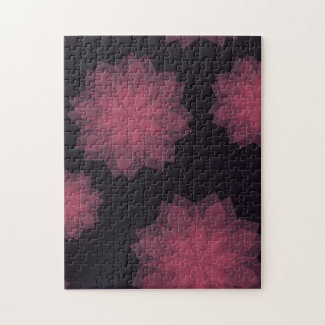 Quebra-cabeça Abstração de flores rosa, legal, moderna e moderna (Vertical)