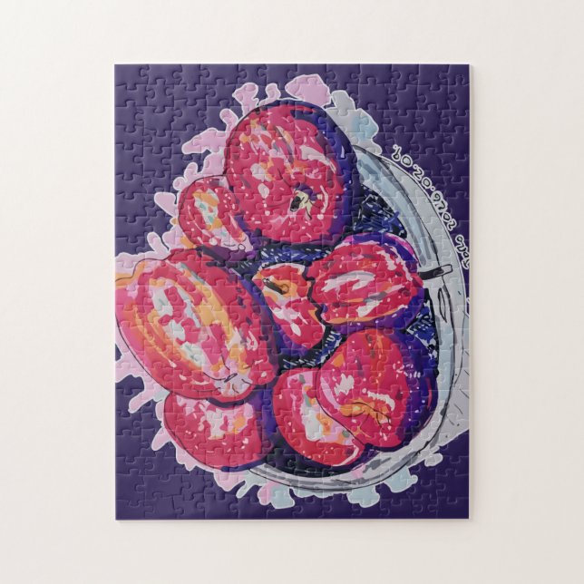 Quebra-cabeça Abstract Apples (Vertical)