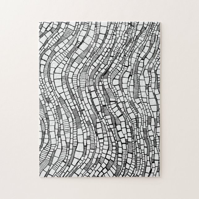 Quebra-cabeça Abstract Art Geometric Shapes Difficult Puzzle (Vertical)