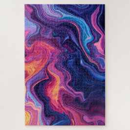 Quebra-cabeça Abstract Liquid Art Vivid Colors Jigsaw Puzzle