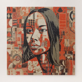 Quebra-cabeça Abstract Portrait of a Woman