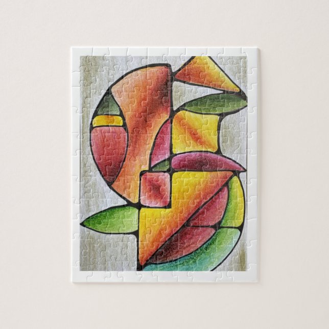 Quebra-cabeça Abstraktes farbenfrohes Puzzle (Vertical)
