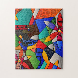 Quebra-cabeça Abstrato
