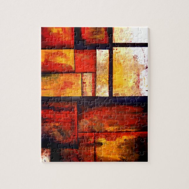 Quebra-cabeça Abstrato Art Original Criativo Moderno (Vertical)