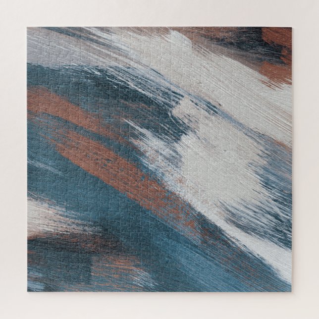 Quebra-cabeça Abstrato Art: Traços Versáteis De Pincel. (Vertical)