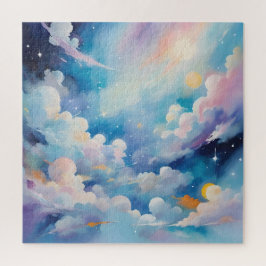 Quebra-cabeça Abstrato arte com tema do céu