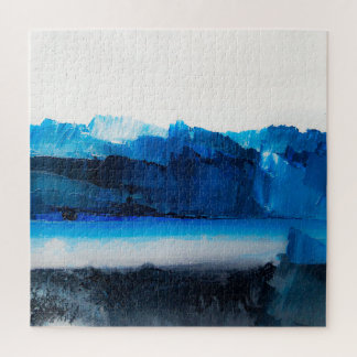 Quebra-cabeça Abstrato Canvas: Textura de arte moderna.