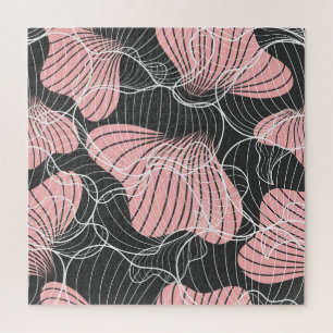 Quebra-cabeça Abstrato colorido, padrão artístico perfeito.