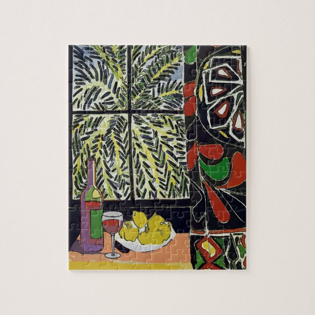 Quebra-cabeça Abstrato com vinho (Vertical)