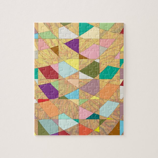 Quebra-cabeça Abstrato Cores Sun Burst (Vertical)