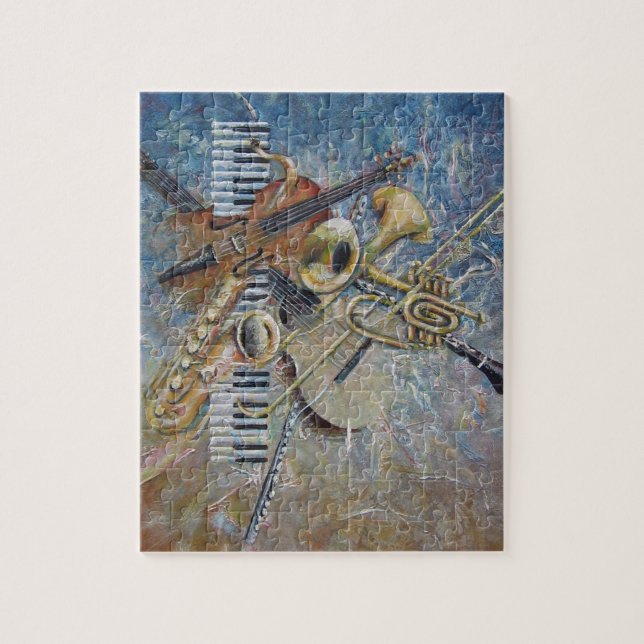 Quebra-cabeça abstrato da melodia (Vertical)