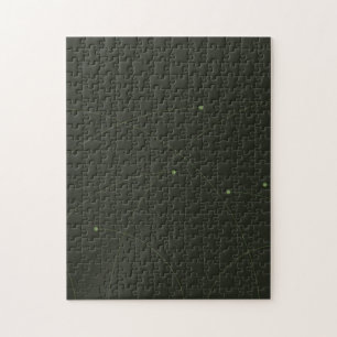 Quebra-cabeça abstrato da natureza verde, simples, elegante, mod