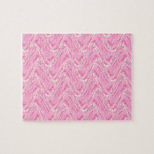 Quebra-cabeça Abstrato de algodão doce rosa