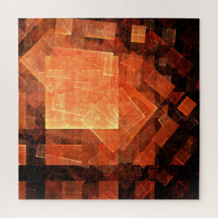 Quebra-cabeça Abstrato de Arte da Janela