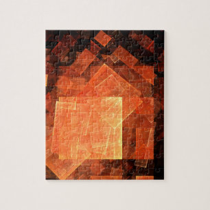 Quebra-cabeça Abstrato de Arte da Janela