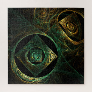 Quebra-cabeça Abstrato de arte de vibrações mágicas