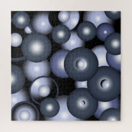 Quebra-cabeça Abstrato de Arte Orbital do Círculo Concentrado Gl