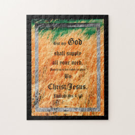 Quebra-cabeça Abstrato de Broom Philippians 4vs19