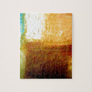 Quebra-cabeça Abstrato de Brown amarelo