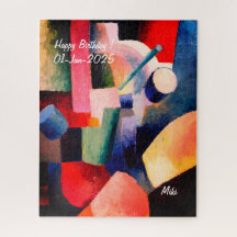 Abstrato de Coloração Artística Moderna Personaliz