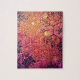Quebra-cabeça Abstrato de flocos de neve