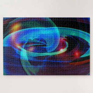 Quebra-cabeça Abstrato de invasão de alienígena