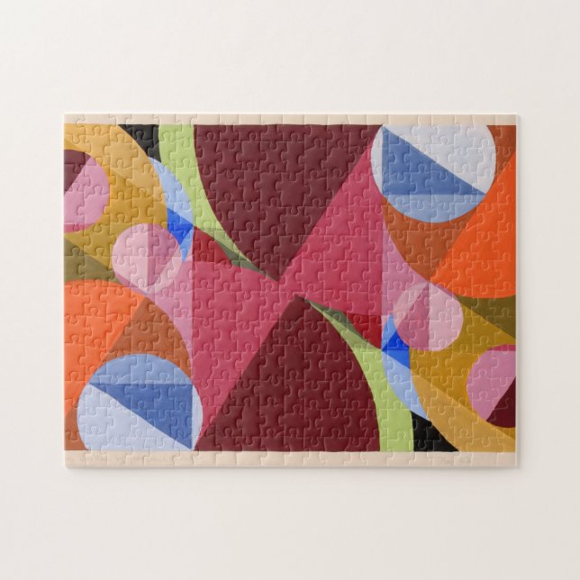 Quebra-cabeça Abstrato de Joseph Schillinger (Horizontal)