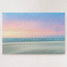 Quebra-cabeça Abstrato de pôr do sol na praia em Haia