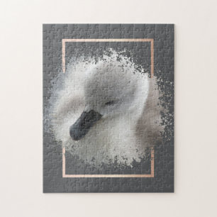 Quebra-cabeça Abstrato de Swan Cygnet