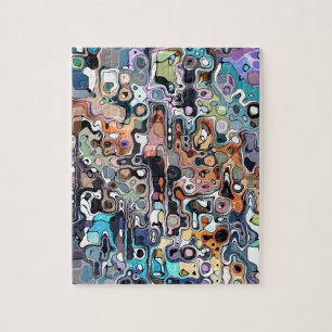 Quebra-cabeça Abstrato Digital Doodle 2