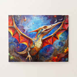 Quebra-cabeça Abstrato do Mosaico Dinossauro