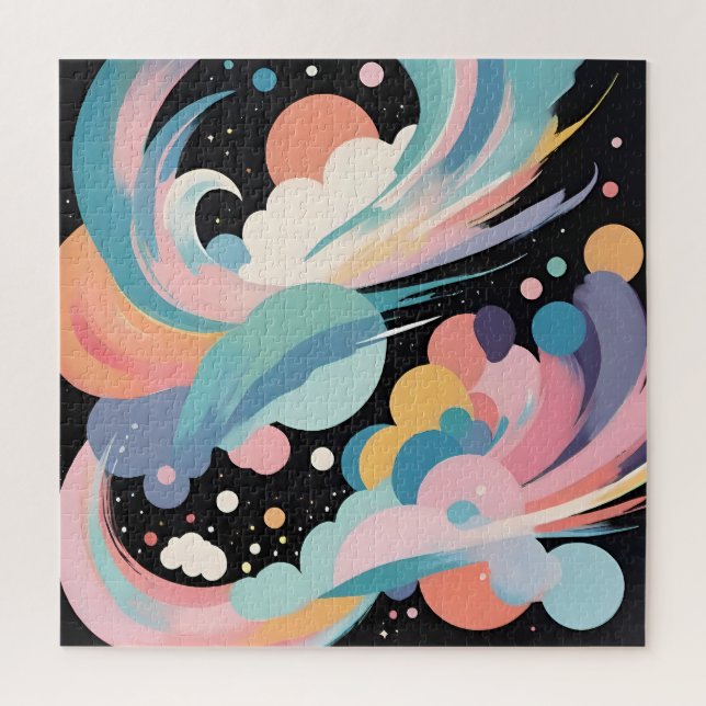 Quebra-cabeça Abstrato e arte moderna (Vertical)