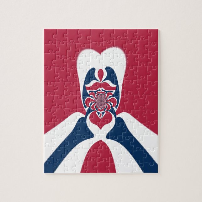 Quebra-cabeça Abstrato E.T. Art Impressão (Vertical)