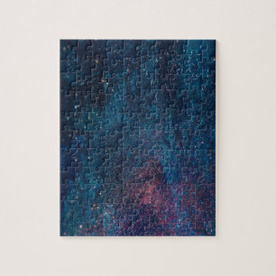 Quebra-cabeça Abstrato Galaxy - Padrão de pintura com brilho