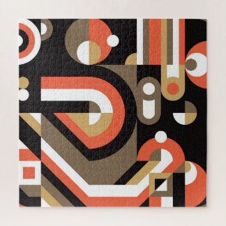 Quebra-cabeça Abstrato geométrico: Design de Trabalho de arte fu