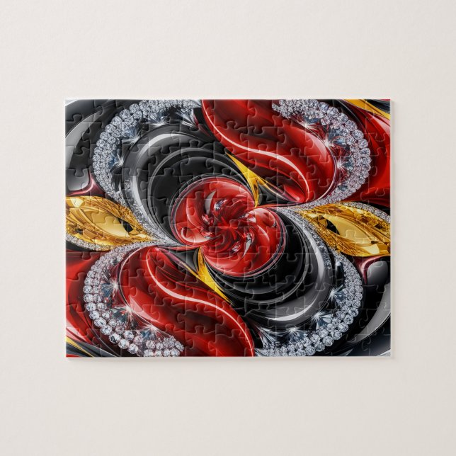 Quebra-cabeça abstrato moderna Design Colunas Alem (Horizontal)